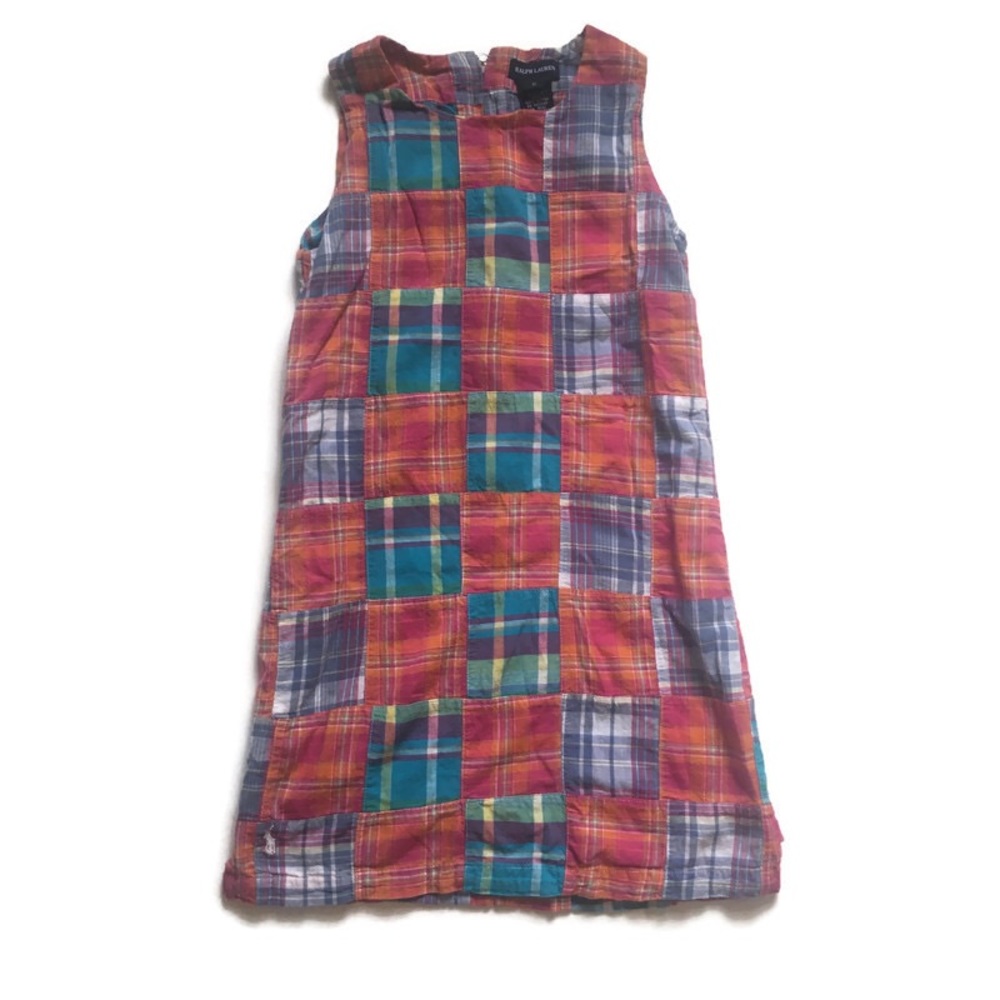 Girls (6x) Ralph Lauren Plaid Dress